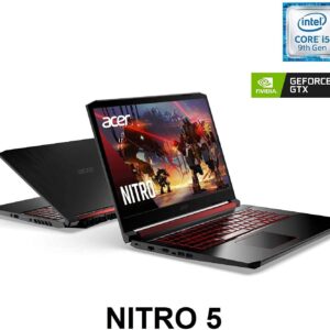 SIXNEC Acer Nitro 5 Gaming Laptop 15.6” FHD IPS Display, Intel Core i5-9300H(Beat i7-7700T), GeForce GTX 1650, 16GB RAM, 1TB NVMe SSD, WiFi6, Backlit KB, Win 10 w/3in1 Accessories