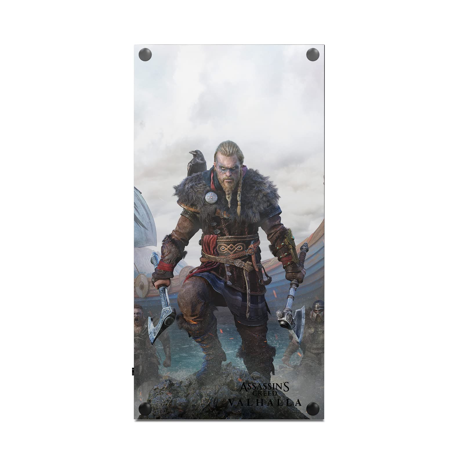 Head Case Designs Officially Licensed Assassin's Creed Male Eivor 2 Valhalla Key Art Vinyl Sticker Gaming Skin Decal Cover Compatible with Xbox Series X Console