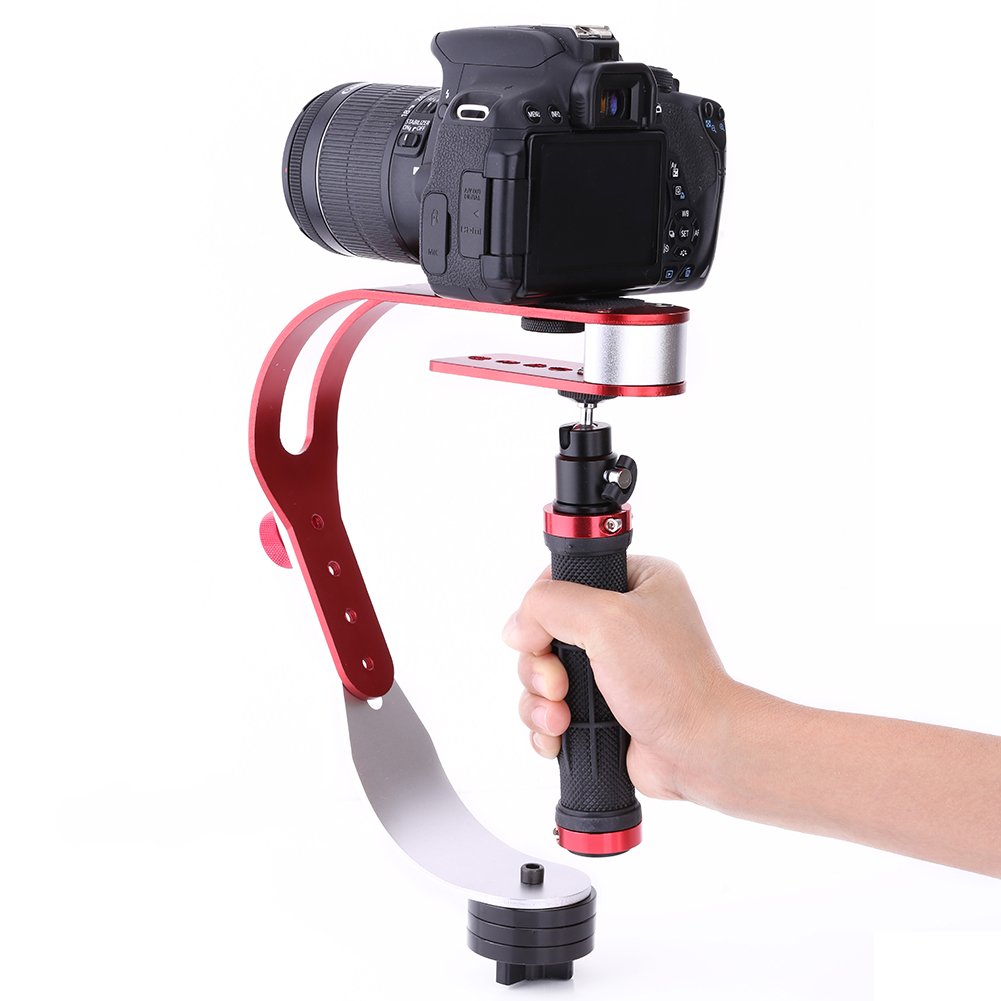 Video Action Stabilizing Handle Grip Handheld Steadycam Stabilizer for DSLR Camera Camcorder