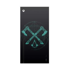 Head Case Designs Officially Licensed Assassin's Creed Dual Axes Valhalla Key Art Vinyl Sticker Gaming Skin Decal Cover Compatible with Xbox Series X Console and Controller Bundle