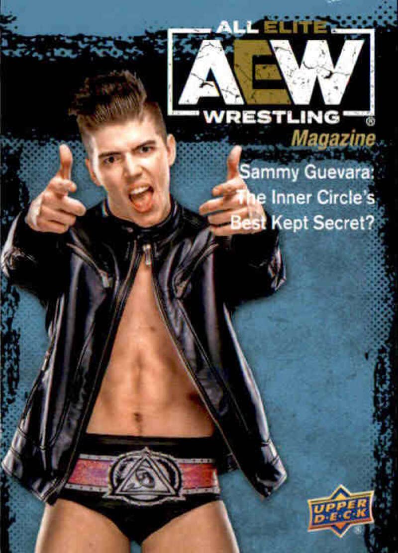 2021 Upper Deck All Elite Wrestling AEW #100 Sammy Guevara Official Trading Card