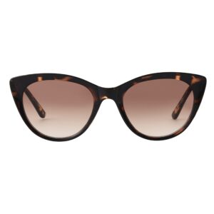 Nine West Women's Cora Sunglasses Cat Eye, Brown Tortoise, 51mm