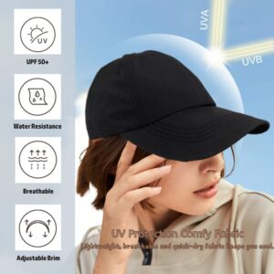 Womens Hats Criss Cross Ponytail Baseball Cap Adjustable High Messy Bun Ponycap Quick Drying Running Hats Essentials Cap for Women