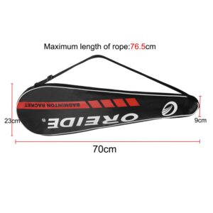 MioCloth 2 Badminton Racket Cover Bag Unisex Waterproof Dustproof Paddle Carry Case with Adjustable Shoulder Strap Outdoor Sports Storage Bag for All Ages