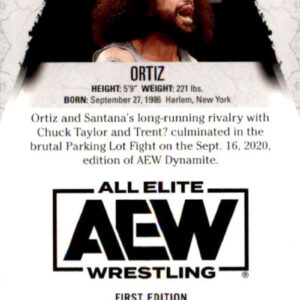 2021 Upper Deck All Elite Wrestling AEW #30 Ortiz Official Trading Card