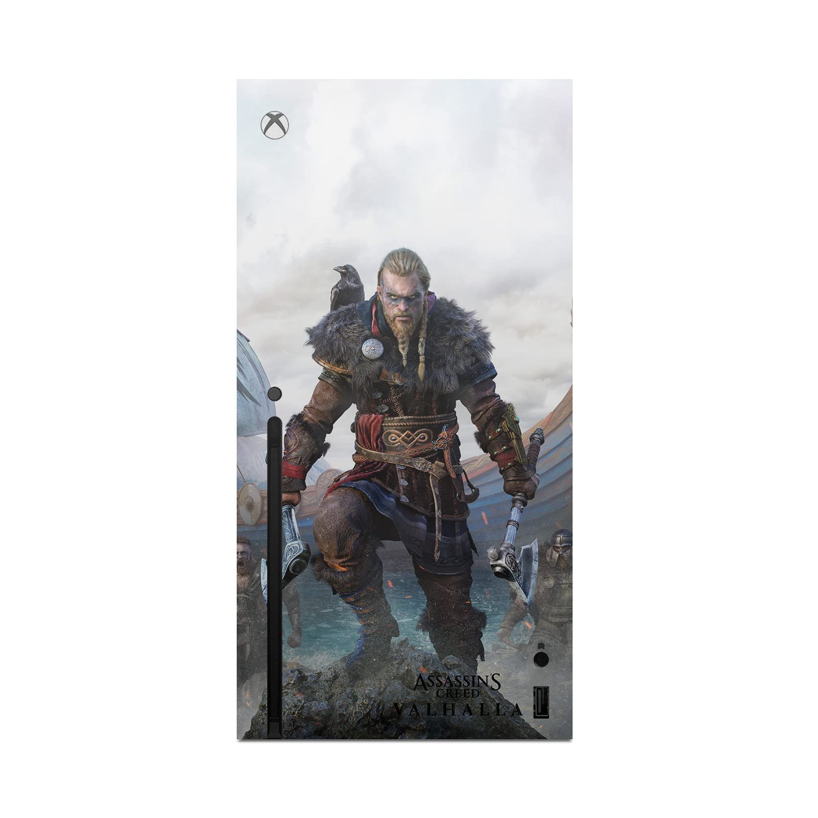 Head Case Designs Officially Licensed Assassin's Creed Male Eivor 2 Valhalla Key Art Vinyl Sticker Gaming Skin Decal Cover Compatible with Xbox Series X Console