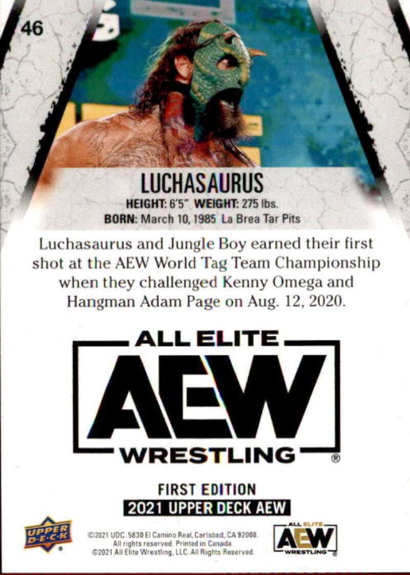 2021 Upper Deck All Elite Wrestling AEW #46 Luchasaurus Official Trading Card