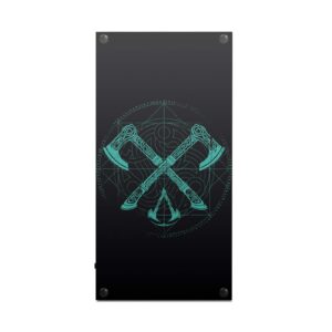 Head Case Designs Officially Licensed Assassin's Creed Dual Axes Valhalla Key Art Vinyl Sticker Gaming Skin Decal Cover Compatible with Xbox Series X Console and Controller Bundle