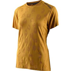 Troy Lee Designs Cycling MTB Bicycle Mountain Bike Jersey Shirt for Women, Lilium SS Jacquard (Honey, Medium)