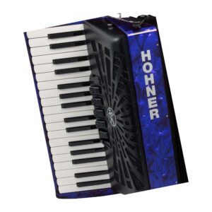 Hohner Bravo III 72 Chromatic Piano Key Accordion - Blue