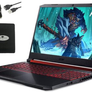 SIXNEC Acer Nitro 5 Gaming Laptop 15.6” FHD IPS Display, Intel Core i5-9300H(Beat i7-7700T), GeForce GTX 1650, 16GB RAM, 1TB NVMe SSD, WiFi6, Backlit KB, Win 10 w/3in1 Accessories