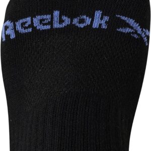 Reebok Women's Athletic Socks - Performance Low Cut Socks (6 Pack), Size 4-10, White/Black/Grey