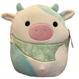 Squishmallows Official Kellytoy Plush 11 Inch (Belana The Cow)