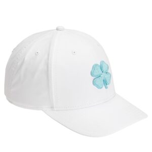 Black Clover Cool Luck 6 White hat/Blue Radiance Clover Snapback