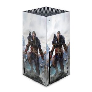 Head Case Designs Officially Licensed Assassin's Creed Male Eivor 2 Valhalla Key Art Vinyl Sticker Gaming Skin Decal Cover Compatible with Xbox Series X Console