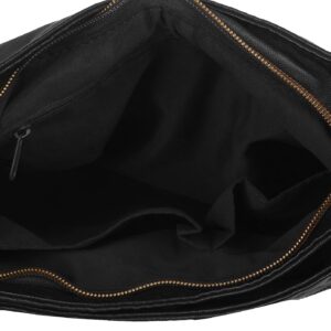 Stone Mountain Boat Shoulder Hobo Handbag One Size Black