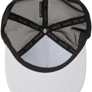 Hurley Mens Caps - Flat Brim Snapback Baseball Cap Standard Trucker Hats for Men, Size One Size, Wolf Grey