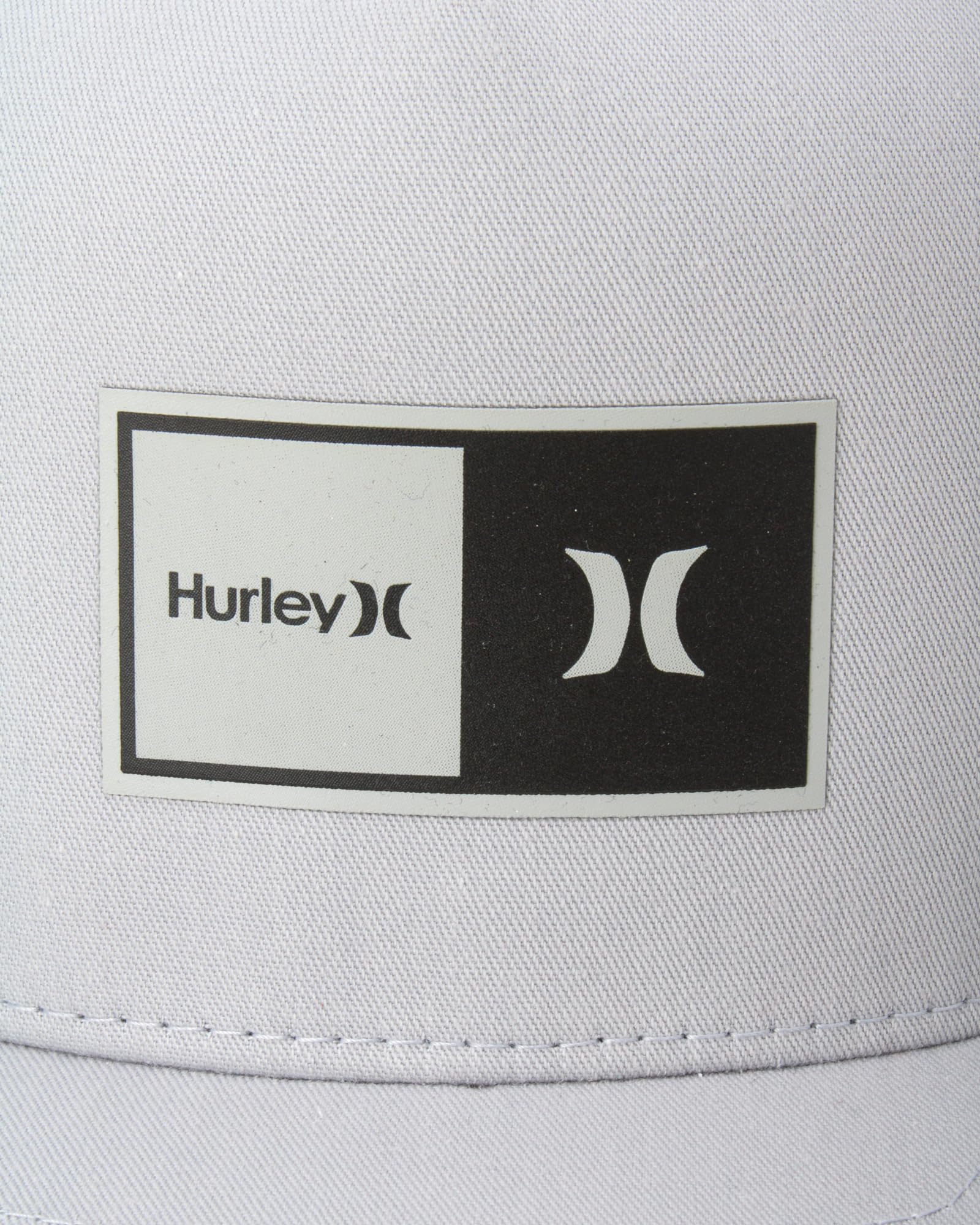 Hurley Mens Caps - Flat Brim Snapback Baseball Cap Standard Trucker Hats for Men, Size One Size, Wolf Grey