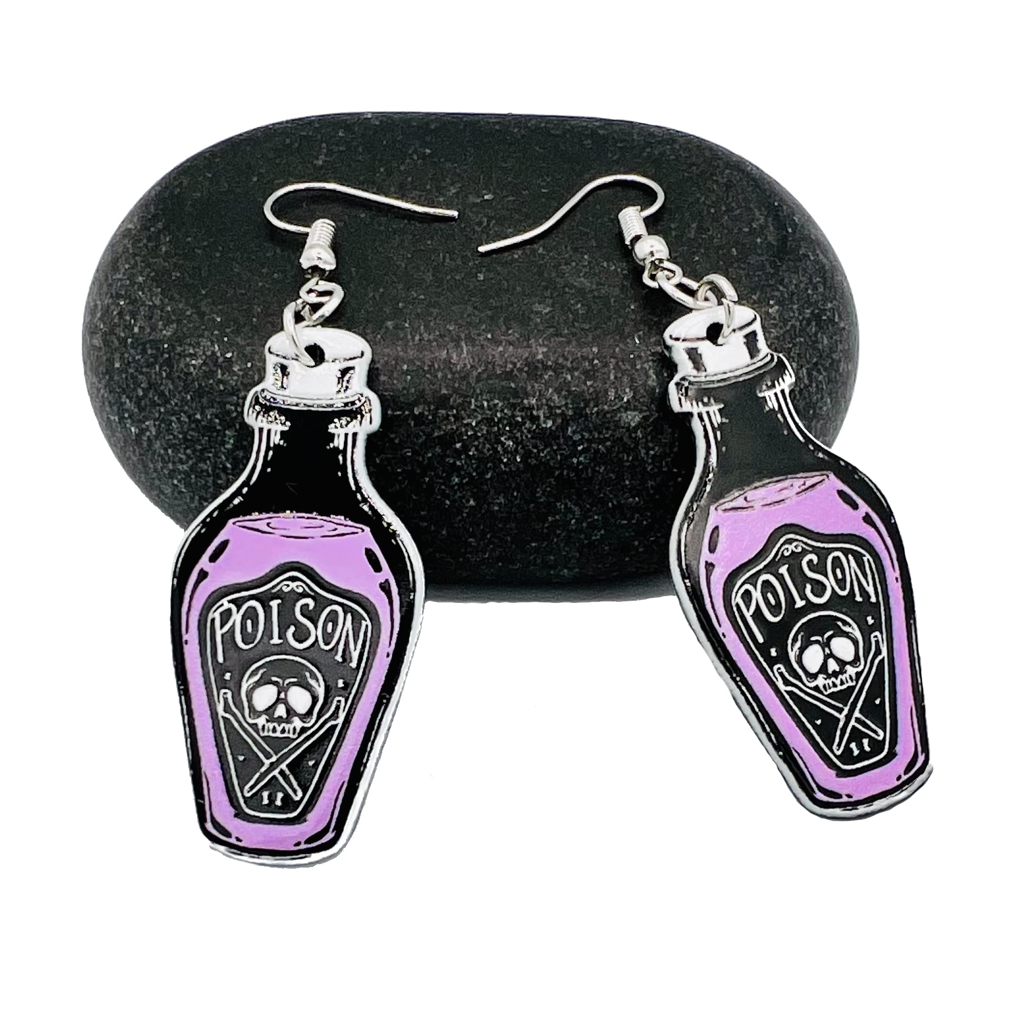 Halloween Jewelry for Women - Halloween Earrings - Spooky Earrings - Purple Halloween (The Poison)