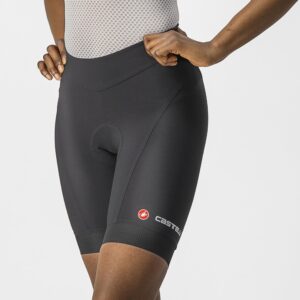 Castelli Women’s Endurance Short for Road and Gravel Biking I Female Padded Cycling Shorts - Black - Small