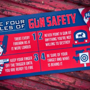 Patriot Patch Co. - 4 Rules of Gun Safety - Cleaning Mat