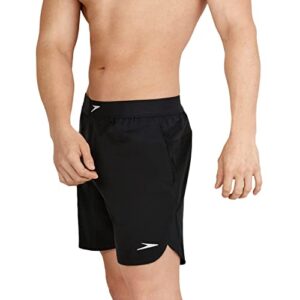 Speedo Men's Standard Swim Trunk Short Length Fitness Training, Anthracite, Large