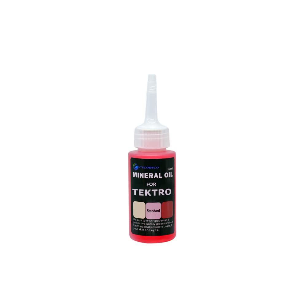 CYCOBYCO Bleed Kit for TEKTRO-TRP Hydraulic Disc Brakes I Bicycle Brakes Service Kit I Bleed Set with Hydraulic Mineral Oil for Disc Brake Perfect Bleeding of The Bicycle Brake