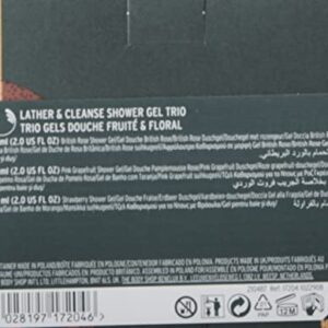 The Body Shop Lather & Cleanse Shower Gel Trio Gift Set for Normal Skin