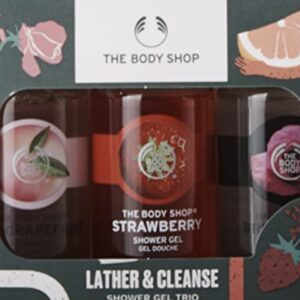 The Body Shop Lather & Cleanse Shower Gel Trio Gift Set for Normal Skin