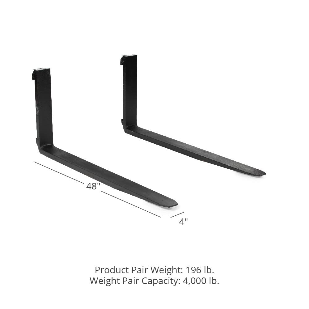 Titan Attachments 48â€ Pallet Fork Blades, Class II Pallet Forks and Accessories