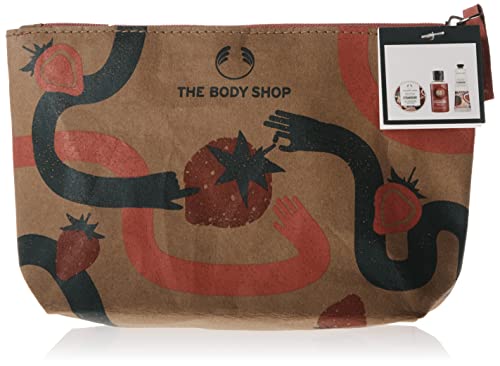 The Body Shop Lather & Slather Juicy Strawberry Gift Bag Gift Set, for Normal Skin