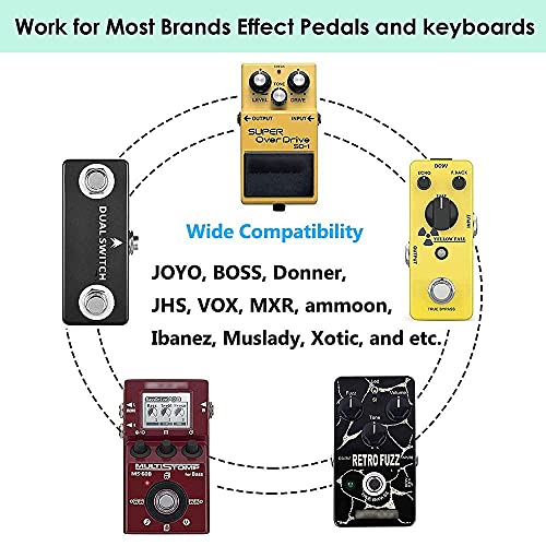 JOYO JF-14 American Sound Amp Simulator Pedal Bundle with DC 9V Pedal Power Supply (800mA -1A) AC Adapter