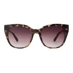 Nine West Women's Shayna Sunglasses Cat Eye, Brown Tortoise, 52mm