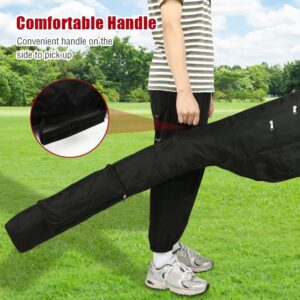 Number-one Golf Club Bag, Portable Foldable Golf Club Travel Bag for 8-10 Golf Clubs, Waterproof Mini Carry Golf Bags for Women, Men