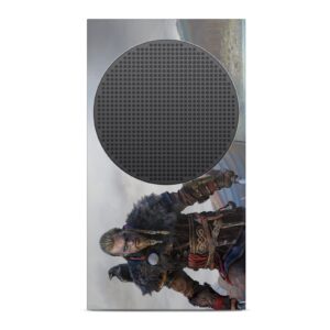 Head Case Designs Officially Licensed Assassin's Creed Male Eivor 2 Valhalla Key Art Matte Vinyl Sticker Gaming Skin Decal Cover Compatible with Xbox Series S Console