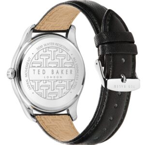 Ted Baker Leytonn Brogue Black Leather Strap Watch (Model: BKPLTS2029I)