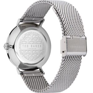 Ted Baker Men's Quartz Stainless Steel Strap, Silver, 22 Casual Watch (Model: BKPPGS2179I), Silver/White