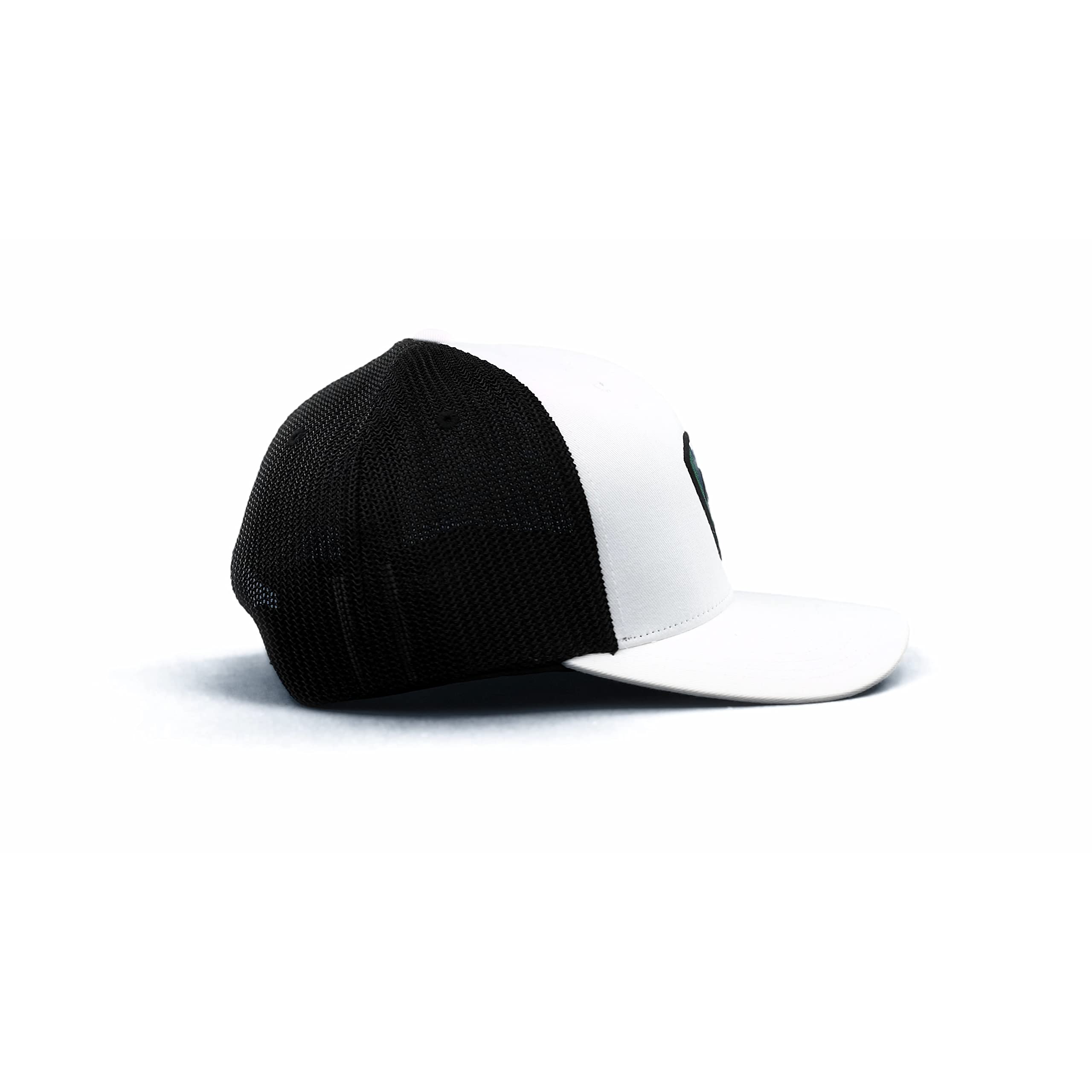 ARIAT Men's White Snapback Flexfit Shield Logo Cap