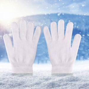 HORNO 1 Pair of Knitted Warm Gloves (White)