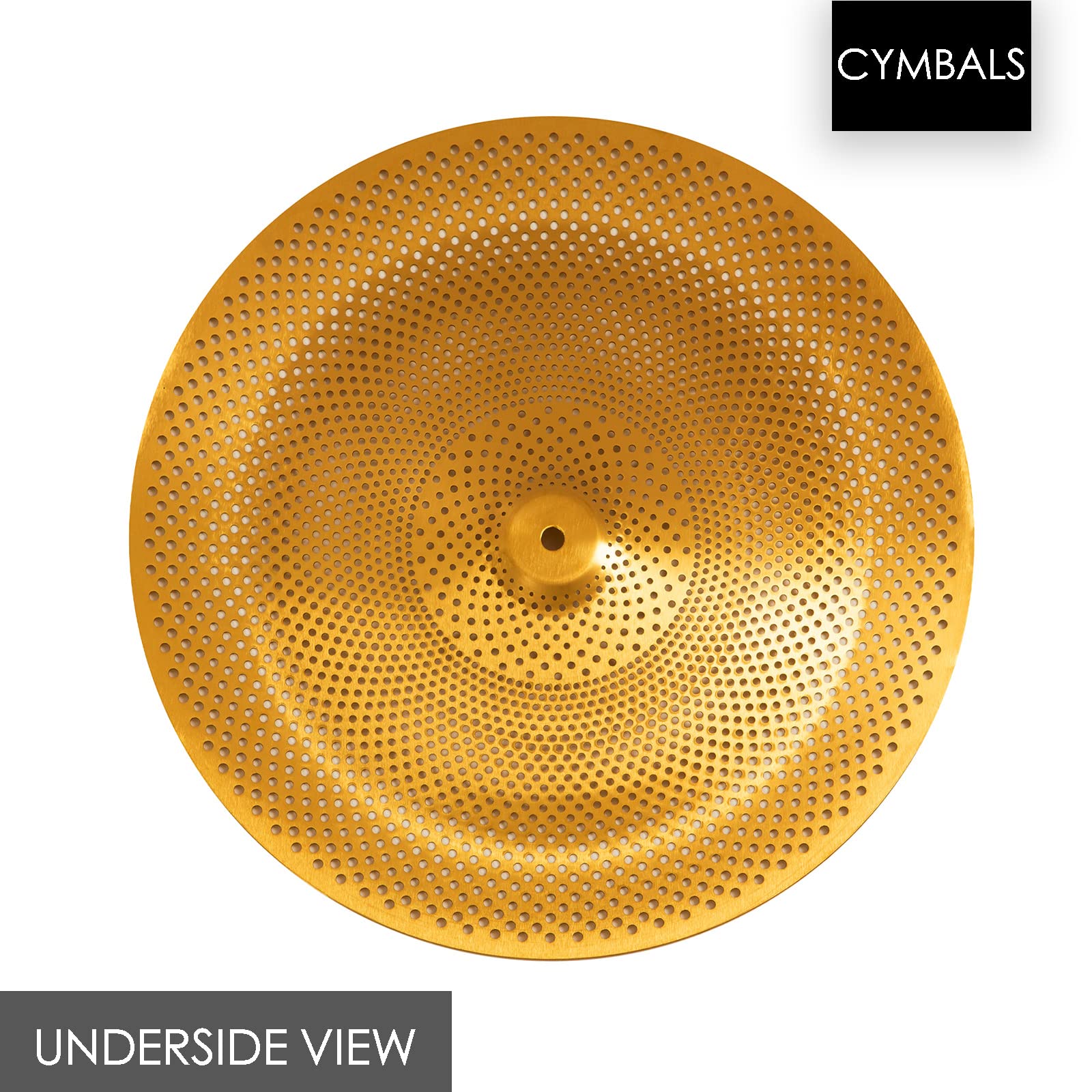 Low Volume China Cymbal, 16 inches Practice China Cymbal, Quiet China Cymbal (16'', Gold)