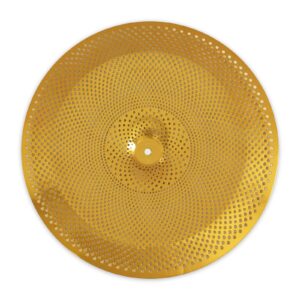 low volume china cymbal, 16 inches practice china cymbal, quiet china cymbal (16'', gold)