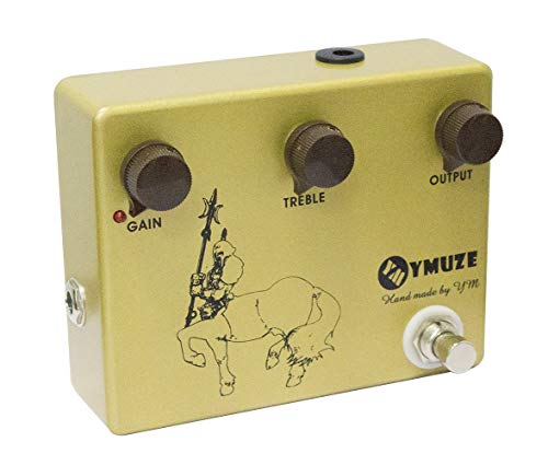 YMUZE Handmade GOLD Professional Overdrive Boost Guitar Effects Pedal