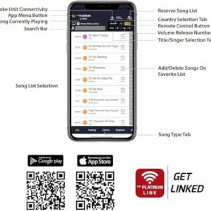 The Platinum Karaoke Machine adutls Comes with 2upgraded Wireless miceophones Features Over 23k Songs 7k Filipino Tagalog 4k Hind 12k English