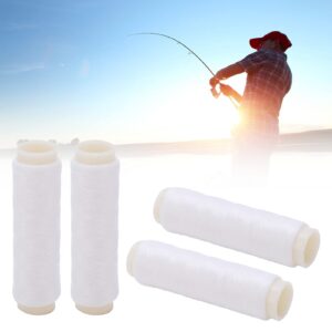 Bait Line, Fishing Accessory Nylon Bait Line 4pcs 100/200m Nylon Fishing Rubber Band Line High Elastic Fishing Accessories for Freshwater Fishing(No 4)