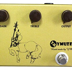 YMUZE Handmade GOLD Professional Overdrive Boost Guitar Effects Pedal