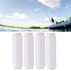 Bait Line, Fishing Accessory Nylon Bait Line 4pcs 100/200m Nylon Fishing Rubber Band Line High Elastic Fishing Accessories for Freshwater Fishing(Number 5)