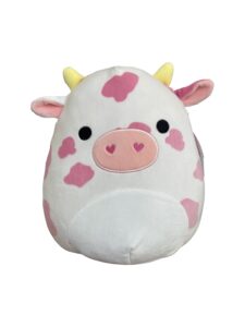 squishmallows official kellytoy plush 11 inch (evangelica the pink cow)