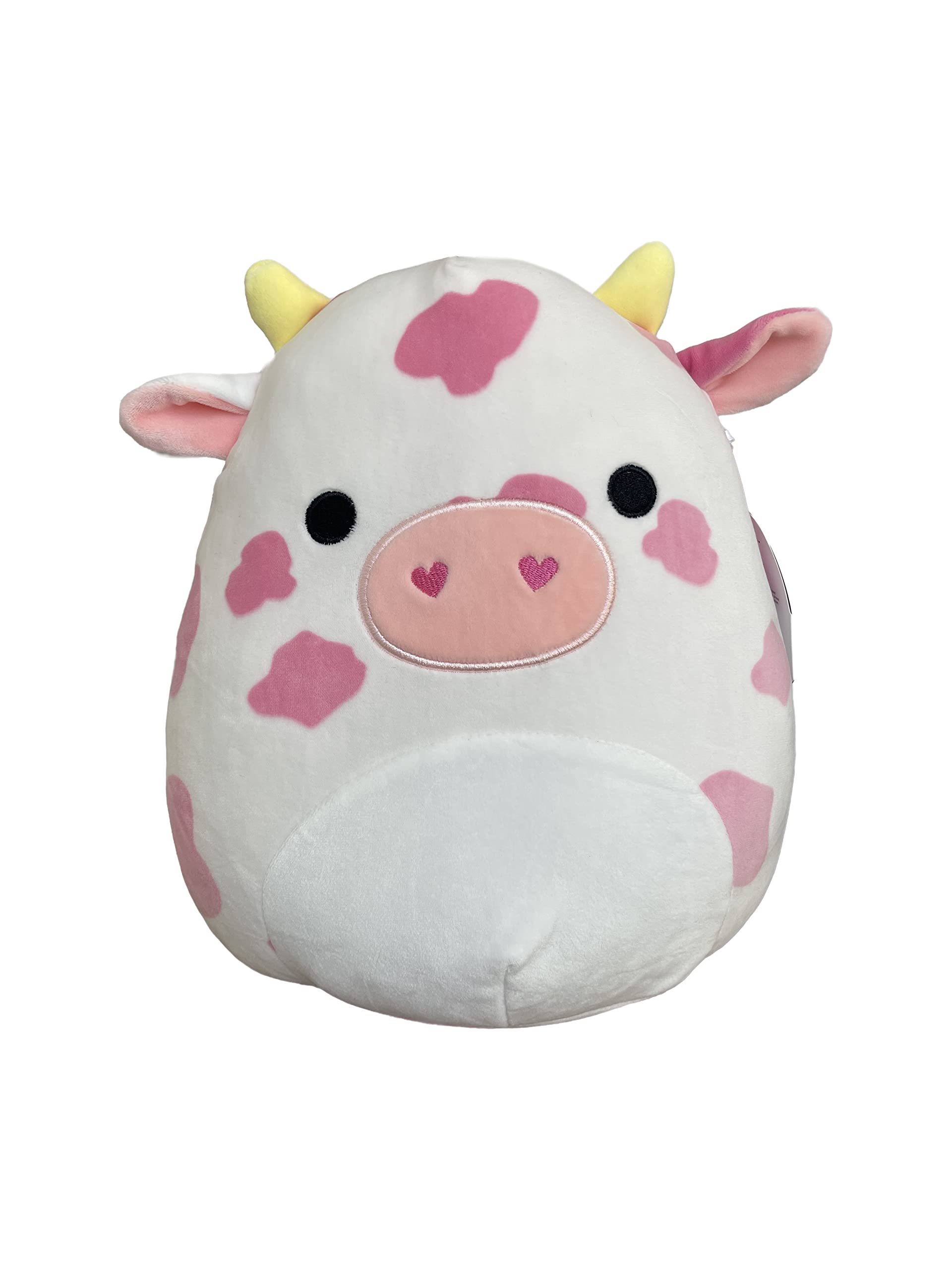 Squishmallows Official Kellytoy Plush 11 Inch (Evangelica The Pink Cow)