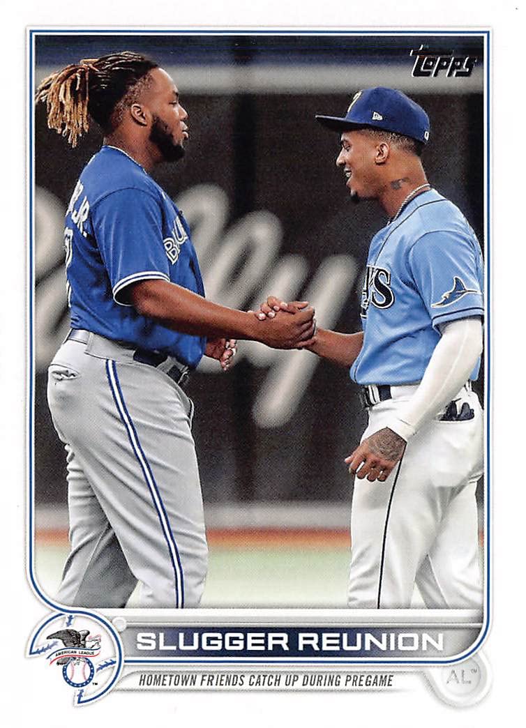 2022 Topps Series 1 Combo Card #329 Wander Franco/Vladimir Guerrero Jr.