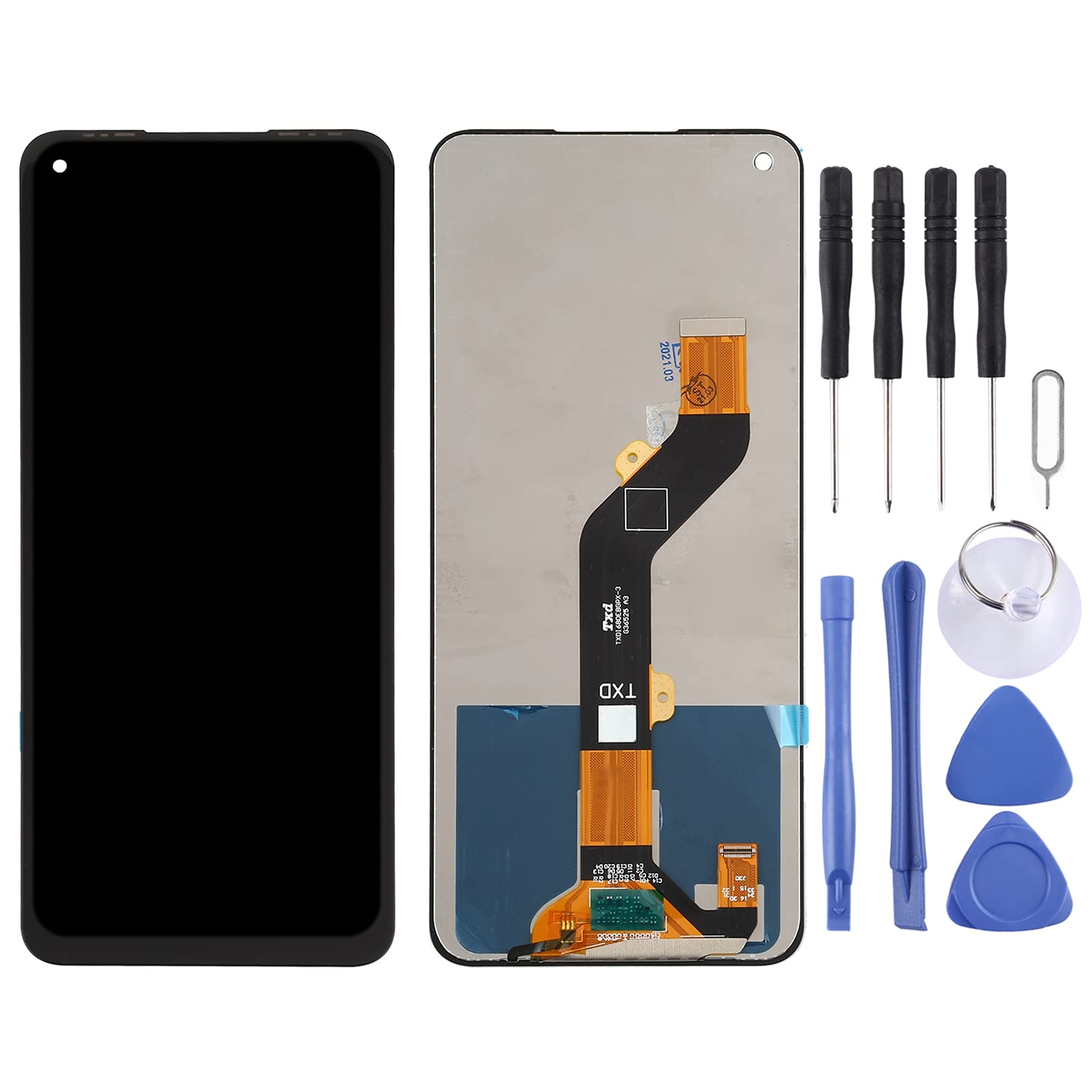 TFT LCD Screen for Tecno Camon 17 CG6, CG6j with Digitizer Full Assembly